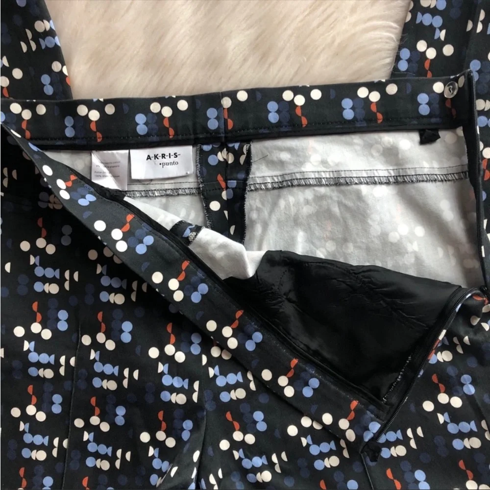 Akris Punto geometric, print pants, size 6 - Picture 9 of 9